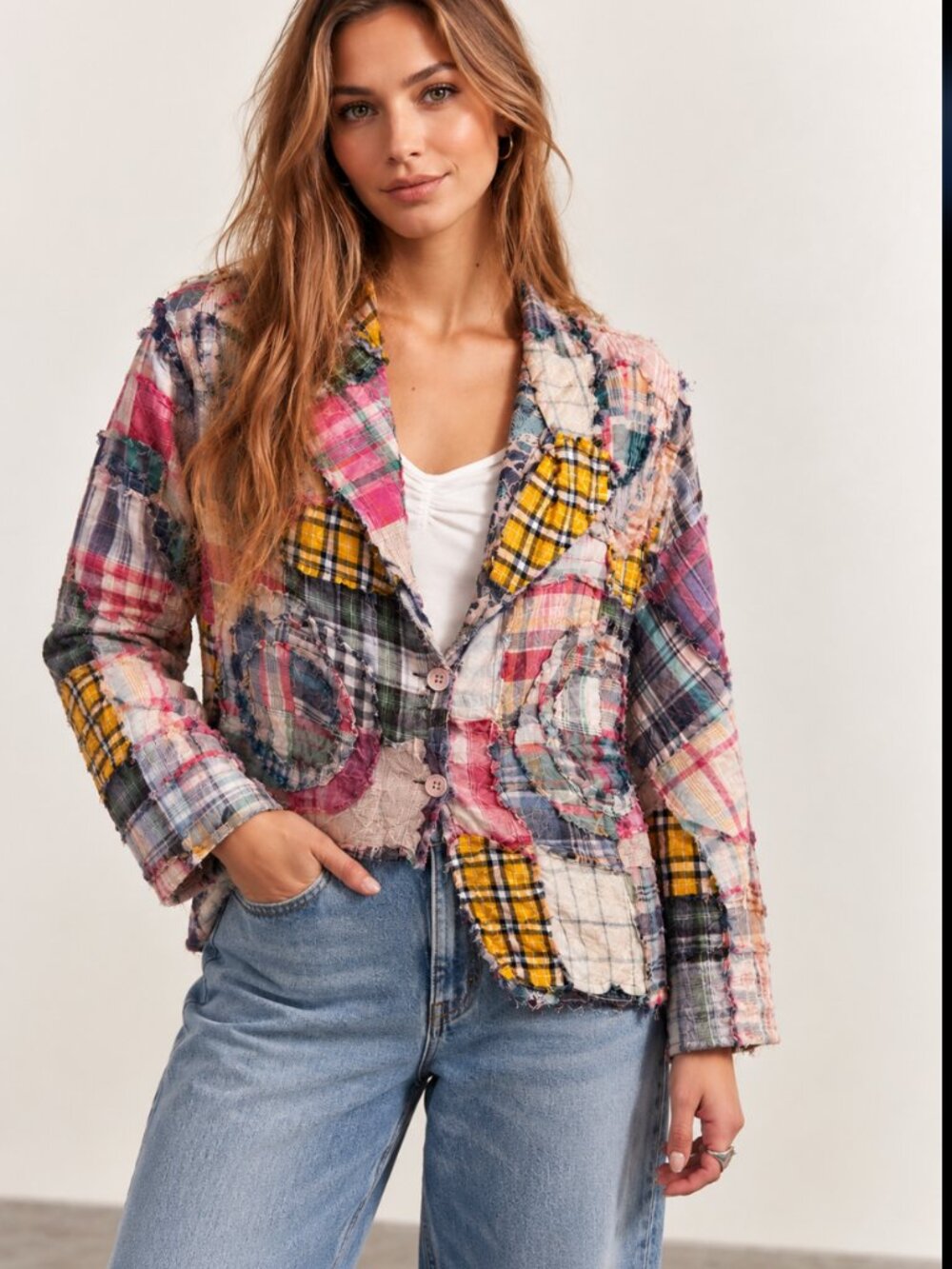 JADED GYPSY CIRCLE AROUND PATCHWORK JACKET - Picture 2 of 8